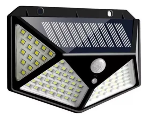 Reflector LED Solar Exterior con Sensor de Movimiento