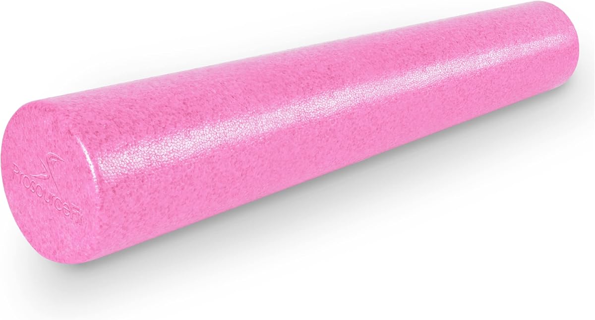 ProsourceFit - Rodillos de espuma de alta densidad de 36 pulgadas de largo, herramienta de masaje atlético firme para cuerpo completo para estiramiento de espalda, yoga, pilates, r