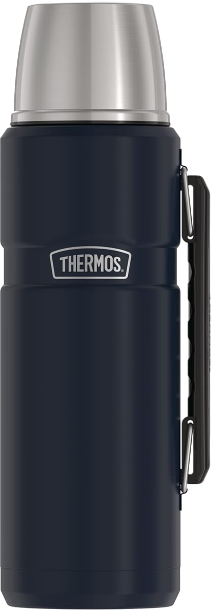 THERMOS Stainless King - Botella de bebida aislada al vacío, 40 onzas, azul medianoche