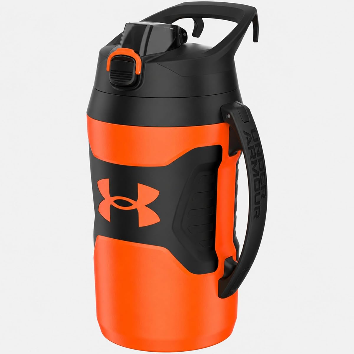 Botella de medio galón Under Armour aislada, botella de agua aislada de 64 oz con asa, jarra de agua deportiva, gancho para cerca, resistente a fugas, para béisbol, fútbol y más