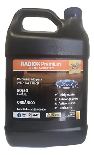 Refrigerante Motorcraft Ford Rojo 50 50 Radiox Premium